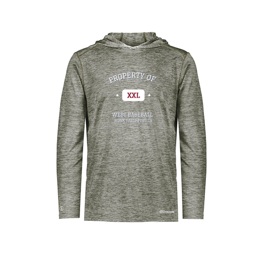 [FOLHCGGY-YS-LOGO1] Decker Youth Charge Hoodie (Youth S, Gray, Logo 1)