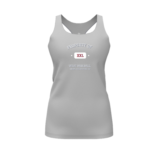 [FT0TRBGY-FYS-LOGO1] Decker Racerback Tank Top (Female Youth S, Gray, Logo 1)