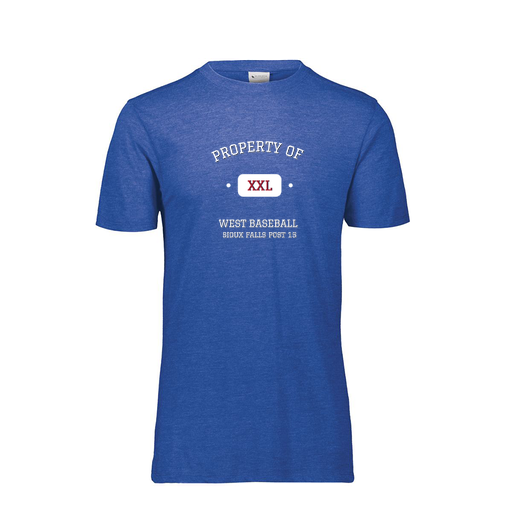 [FTSCUBNV-AS-LOGO1] Decker Men's Tri-Blend T-Shirt - Short Sleeve (Adult S, Navy, Logo 1)