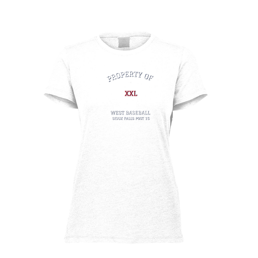 [FTSCUBWH-FAXS-LOGO1] Decker Women's Tri-Blend T-Shirt - Short Sleeve (Female Adult XS, White, Logo 1)