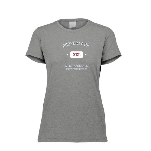 [FTSCUBGY-FAXS-LOGO1] Decker Women's Tri-Blend T-Shirt - Short Sleeve (Female Adult XS, Gray, Logo 1)