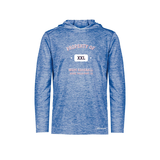 [FOLHCGRY-AS-LOGO2] Decker Men's Charge Hoodie (Adult S, Royal, Logo 2)