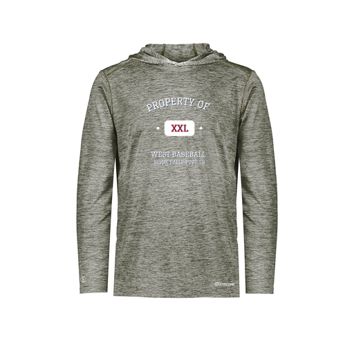 [FOLHCGGY-AS-LOGO1] Decker Men's Charge Hoodie (Adult S, Gray, Logo 1)