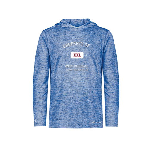 [FOLHCGRY-YS-LOGO1] Decker Youth Charge Hoodie (Youth S, Royal, Logo 1)