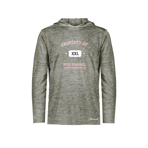 [FOLHCGGY-YS-LOGO2] Decker Youth Charge Hoodie (Youth S, Gray, Logo 2)